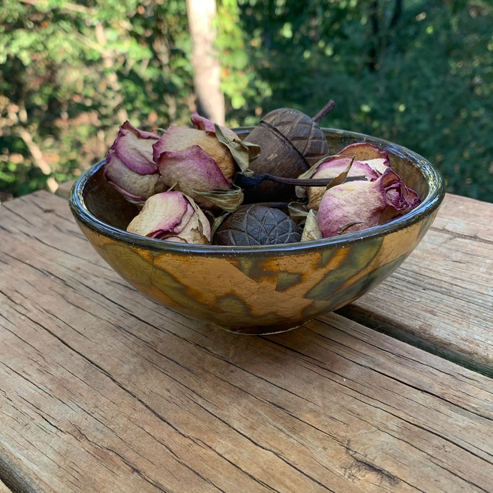 TAMARA CHILDS COLLECTION BUBBLE GLASS BOWL